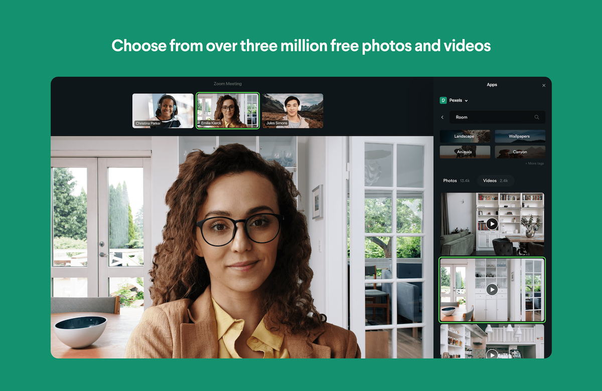 zoom バーチャル背景　無料